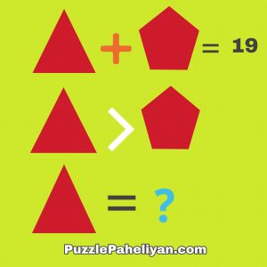 shape and number puzzle