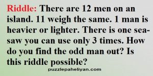 12 men on an island riddle answer