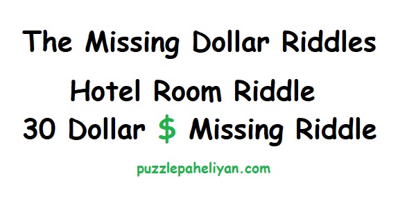 Missing Dollar Riddle