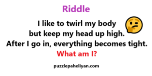 I Like to Twirl My Body Riddle
