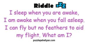 I Sleep When You Are Awake Riddle