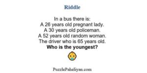 In a Bus There Is a Pregnant Lady Riddle