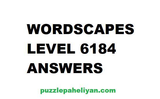 6184 27 Puzzle Wordscrapes Answer