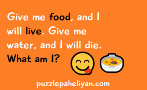 Give It Food and It Will Live Riddle