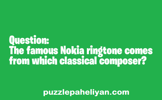 The Famous Nokia Ringtone Classical Composer