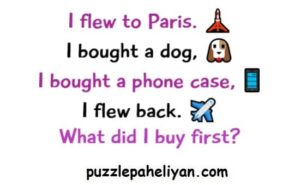 I Went To Paris I Bought A Phone Riddle