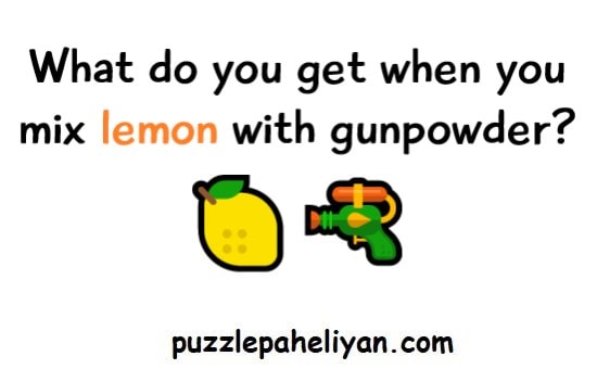 What do you get when you mix lemon with gunpowder
