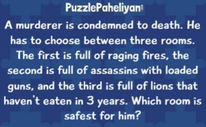 A murderer is condemned to death riddle