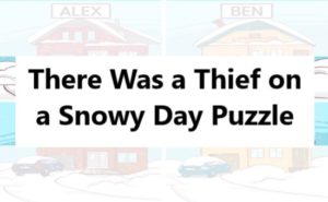 There Was a Thief on a Snowy Day Puzzle