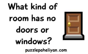 What kind of room has no doors or windows