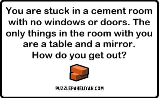 Cement Room Riddle