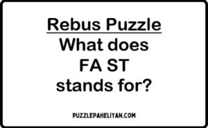 FA ST Rebus Puzzle