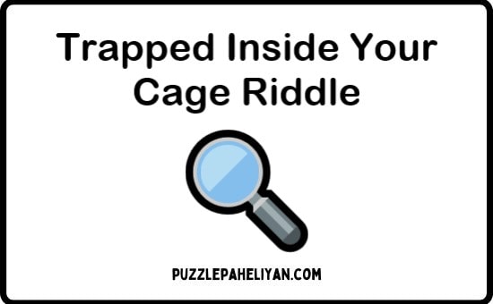Trapped Inside Your Cage Riddle