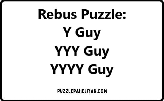 YYY Guy Rebus Puzzle