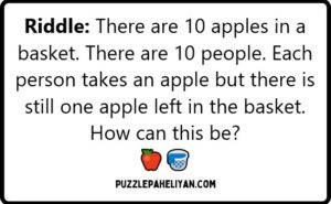 10 Apples in a Basket Riddle Answer