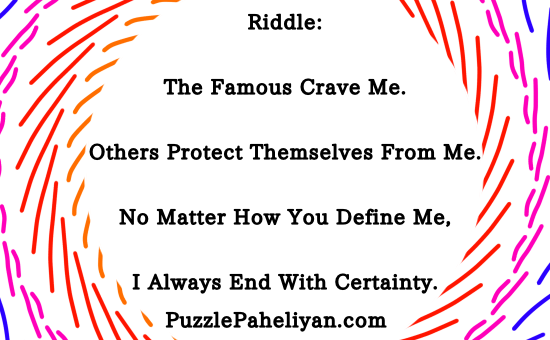 The Famous Crave Me Riddle