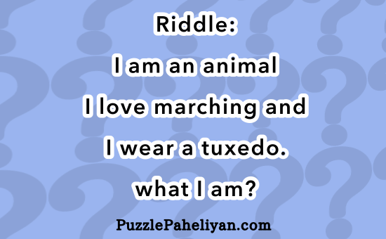 I am an animal I love marching riddle