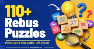 Rebus puzzles with answers – picture, word and emoji rebus